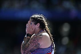 (PARIS2024) FRANCE-PARIS-OLY-ATHLETICS-SHOT PUT-WOMEN