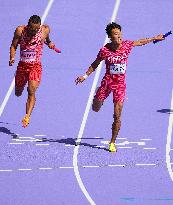 (PARIS2024) FRANCE-PARIS-OLY-ATHLETICS-4X100M RELAY-MEN