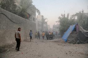 Israel Strikes 'Safe’ Deir Al-Balah Killing And Wounding Several