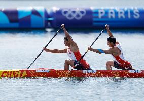 (PARIS2024) FRANCE-VAIRES-SUR-MARNE-OLY-CANOE SPRINT