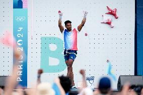 Paris 2024 - Sport Climbing - Men’s Speed Final - Bassa Mawem