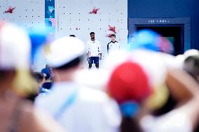 Paris 2024 - Sport Climbing - Men’s Speed Final - Bassa Mawem