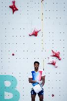 Paris 2024 - Sport Climbing - Men’s Speed Final - Bassa Mawem