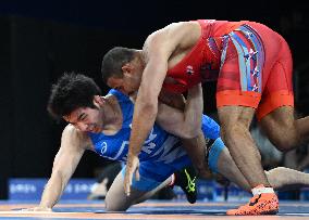 (PARIS2024) FRANCE-PARIS-OLY-WRESTLING