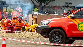 INDONESIA-YOGYAKARTA-DISASTER MITIGATION DRILL