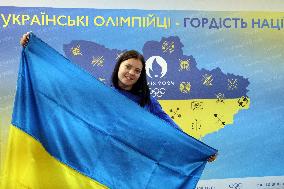 Ukrainian diver Sofiia Lyskun returns from Paris 2024 Olympics