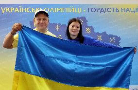 Ukrainian diver Sofiia Lyskun returns from Paris 2024 Olympics