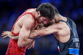 Slavik GALSTYAN Armenia Against Saeid ESMAEILI LEIVESI Iran - WRESTLING - MEN'S GRECO-ROMAN 67KG SEMIFINAL MATCH 145