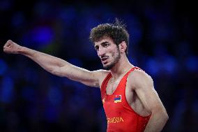 Slavik GALSTYAN Armenia Against Saeid ESMAEILI LEIVESI Iran - WRESTLING - MEN'S GRECO-ROMAN 67KG SEMIFINAL MATCH 145