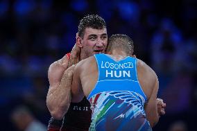 Semen Sergeevich NOVIKOV Of Bulgaria Against David LOSONCZI Of Hungary - WRESTLING - MEN'S GRECO-ROMAN 87KG SEMIFINAL MATCH 147