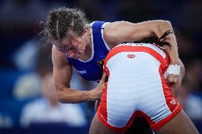 Lucia Yamileth YEPEZ GUZMAN Of Ecuador Against Annika WENDLE Of Germany - WRESTLING - WOMEN'S FREESTYLE 53KG SEMIFINAL MATCH 148