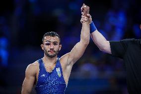 JAFAROV Hasrat Azerbaijan Against NASIBOV Parviz Ukraine At WRESTLING - MEN'S GRECO-ROMAN 67KG SEMIFINAL MATCH 144