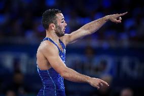 JAFAROV Hasrat Azerbaijan Against NASIBOV Parviz Ukraine At WRESTLING - MEN'S GRECO-ROMAN 67KG SEMIFINAL MATCH 144