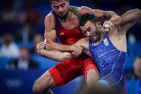 JAFAROV Hasrat Azerbaijan Against NASIBOV Parviz Ukraine At WRESTLING - MEN'S GRECO-ROMAN 67KG SEMIFINAL MATCH 144