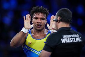 Alireza MOHMADIPIANI Of Iran Against Zhan BELENIUK Of Ukraine At WRESTLING - MEN'S GRECO-ROMAN 87KG SEMIFINAL MATCH 146