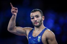 JAFAROV Hasrat Azerbaijan Against NASIBOV Parviz Ukraine At WRESTLING - MEN'S GRECO-ROMAN 67KG SEMIFINAL MATCH 144