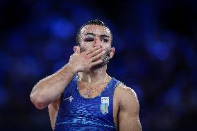 JAFAROV Hasrat Azerbaijan Against NASIBOV Parviz Ukraine At WRESTLING - MEN'S GRECO-ROMAN 67KG SEMIFINAL MATCH 144