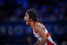 Lucia Yamileth YEPEZ GUZMAN Of Ecuador Against Annika WENDLE Of Germany - WRESTLING - WOMEN'S FREESTYLE 53KG SEMIFINAL MATCH 148