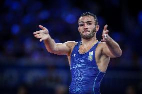 JAFAROV Hasrat Azerbaijan Against NASIBOV Parviz Ukraine At WRESTLING - MEN'S GRECO-ROMAN 67KG SEMIFINAL MATCH 144