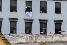 Prisons, Peaceful Protest In Poggioreale.