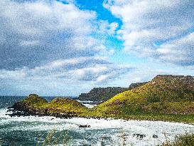 Giant's Causeway, UNESCO World Heritage In Northern Ireland.