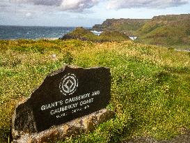 Giant's Causeway, UNESCO World Heritage In Northern Ireland.