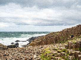 Giant's Causeway, UNESCO World Heritage In Northern Ireland.