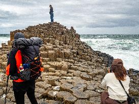 Giant's Causeway, UNESCO World Heritage In Northern Ireland.