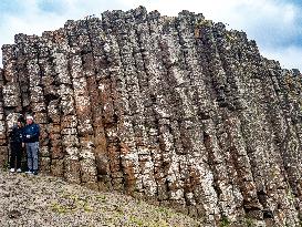 Giant's Causeway, UNESCO World Heritage In Northern Ireland.