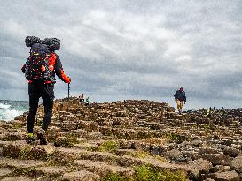 Giant's Causeway, UNESCO World Heritage In Northern Ireland.