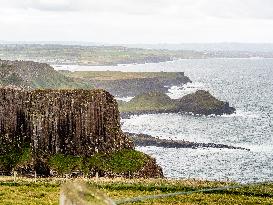 Giant's Causeway, UNESCO World Heritage In Northern Ireland.