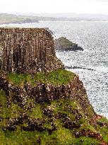 Giant's Causeway, UNESCO World Heritage In Northern Ireland.