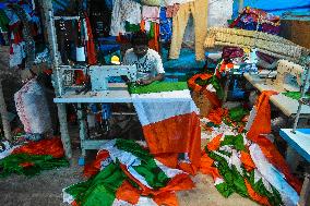 Preparation Of Indian Independence Day In Kolkata.