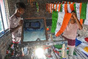 Preparation Of Indian Independence Day In Kolkata.