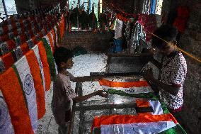 Preparation Of Indian Independence Day In Kolkata.