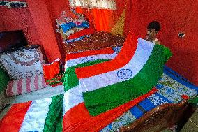 Preparation Of Indian Independence Day In Kolkata.