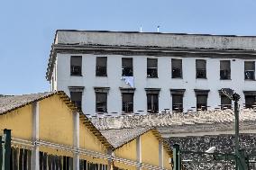 Prisons, Peaceful Protest In Poggioreale.