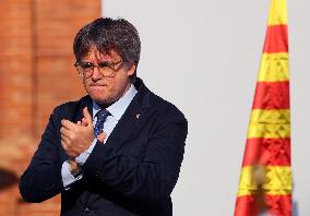 Carles Puigdemont Returns To Catalonia After Seven Years Of Exile