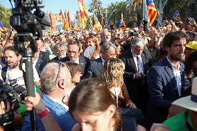 Carles Puigdemont Returns To Catalonia After Seven Years Of Exile