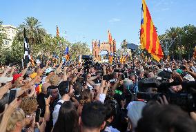 Carles Puigdemont Returns To Catalonia After Seven Years Of Exile