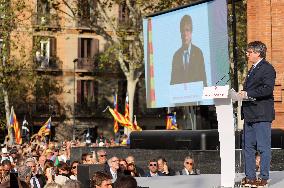 Carles Puigdemont Returns To Catalonia After Seven Years Of Exile