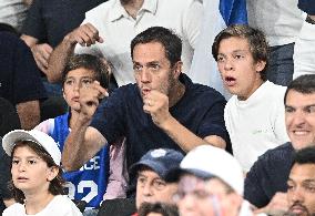 Paris 2024 - Grand Corps Malade At Men's Basketball France v Germany