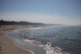 The Beach On The Baltic Sea Seen From Jastrzębia Góra