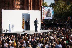 The Former President Of The Generalitat Of Catalonia, Carles Puigdemont, Returns To Catalonia From Exile