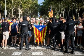 The Former President Of The Generalitat Of Catalonia, Carles Puigdemont, Returns To Catalonia From Exile