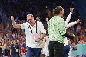 Paris 2024 - Women's Handball - Team France Qualifies For Final