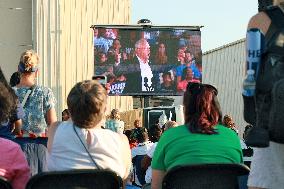 Kamala Harris Tim Walz US Presidential Campaign Rally in Michigan