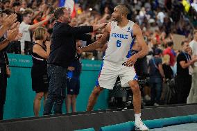 Paris 2024 - Men's Basketball - France Qualifies For Final