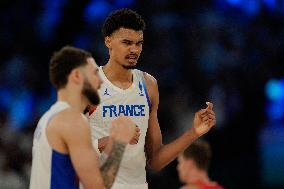 Paris 2024 - Men's Basketball - France Qualifies For Final