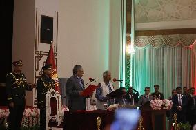 Nobel Peace Laureate Muhammad Yunus Takes Oath As Chief Adviser Of Interim Government Of Bangladesh